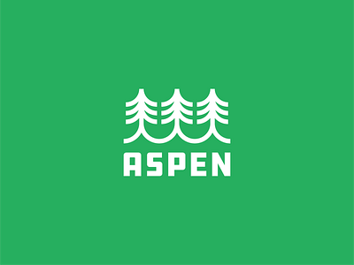 Aspen logo arizona aspen branding forest logo trees
