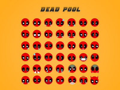 Deadpool Emoji   Dribbble