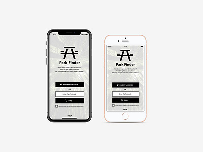 Park Finder iOS  app concept (2018)