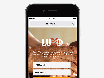 Luvd (2017) css dating design html logo