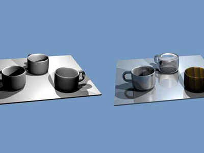 3D Textured Cups (2009-10) blender blender 3d