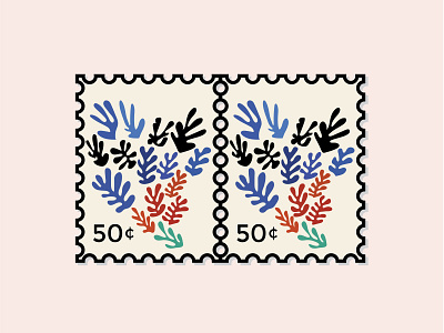Stamp Matisse concept henrimatisse illustration matisse stamp