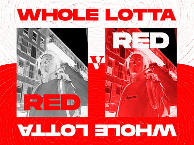 WHOLE LOTTA RED POSTER