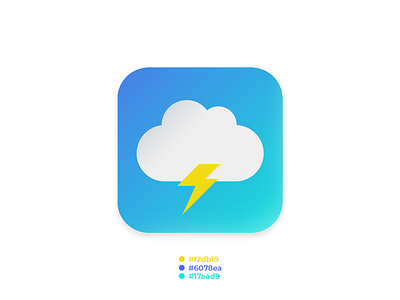 Weather Application Icon app app icon design icon ui weather weather app weather icon