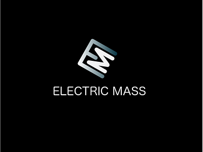 Electric Mass (Logo Challenge) adobe illustrator brandig design digital design electric gradient logo challenge mass minimal simplicity typography