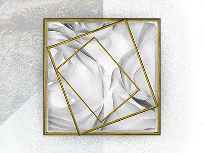 Gold + Plaster + Square abstract bit bits c4d chipotle gold plaster render white