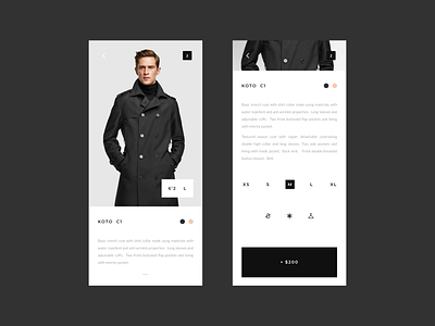 Archetype Mobile II app archetype collective ecommence fashion front end front end greyson grid interaction lookbook minimal minimalism mobile quinn react remote typography ui ux