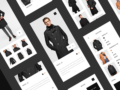 Archetype Grid app archetype collective ecommence fashion front end front end greyson grid interaction lookbook minimal minimalism mobile quinn react remote typography ui ux