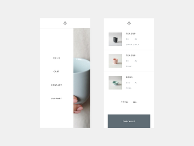 Kiln Mobile III app ceramic collective ecommence fashion front end front end greyson interaction kiln lookbook minimal minimalism mobile quinn react remote typography ui ux