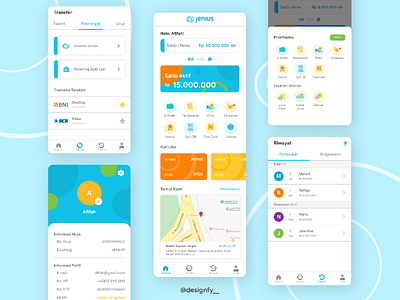 Exploration Digital Banking App - Jenius appdesign finance bankingapp