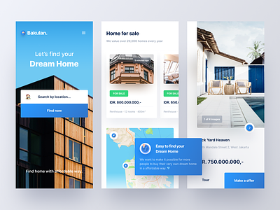 Real Estate App Concept apartment app clean design home home rent housing innovation minimal minimalist mobile penthouse product properties property real estate ui ux