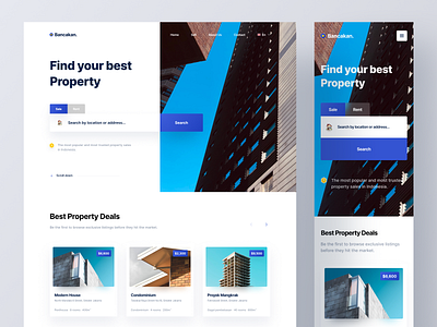 Bancakan - Real Estate Responsive Website