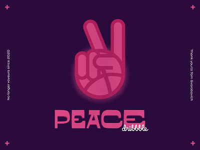 Peace Dribbble | A Warm Welcome debut dribbble dribbble invite hello hello dribble peace thank you welcome welcome shot