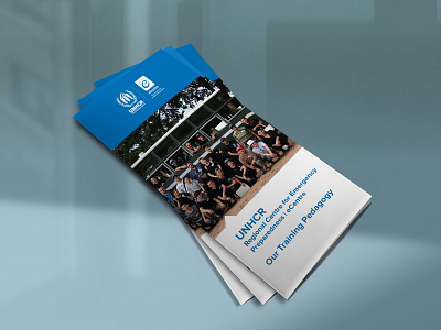 UNHCR Our Training Pedagogy brochure branding brochure design publication design