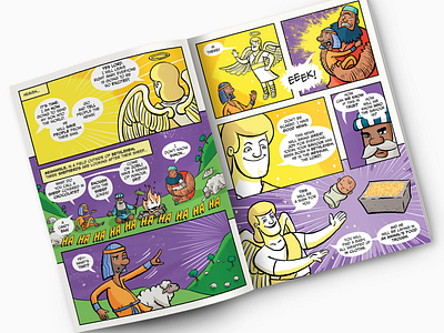 The Story of Christmas bible childrens books christmas comics illustration