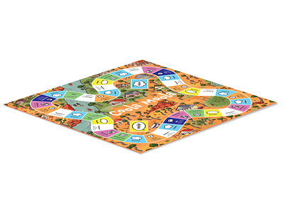 Coola Moola Gameboard board game childrens illustration illustration