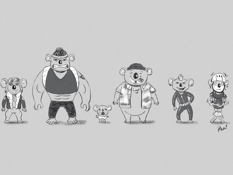 Character Designs for Children’s book illustration childrens illustration character design childrens book