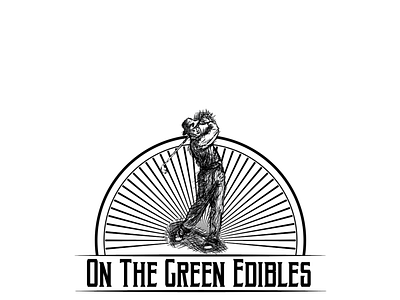 On the green logo