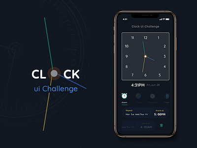 Clock UI Challenge