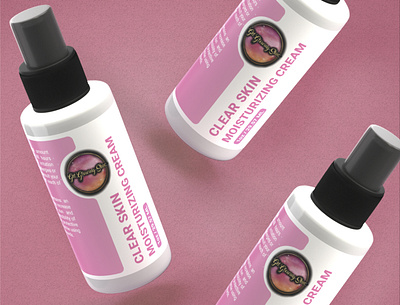 Moisturizing cream label design beauty product branding cream labeldesign moisturizing package design packaging design