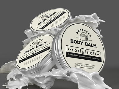 Body Balm Label Design branding design dribbble label label packaging labeldesign package design packaging design short shorts