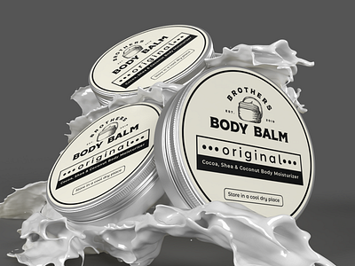 Body Balm Label Design