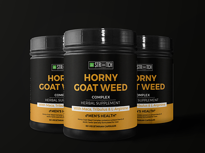 Horny Goat Weed Label and Packaging Design