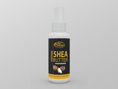 Shea butter lotion label design branding design label label packaging labeldesign logo package design packaging design