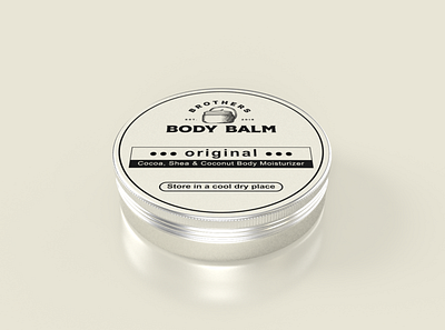 Body Balm Label Design balm body box design branding cream design dribbble labeldesign package design packaging design short