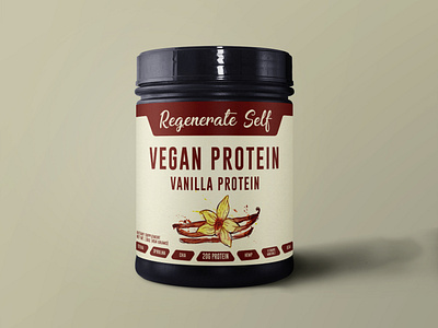 Vegan Protein Label Design