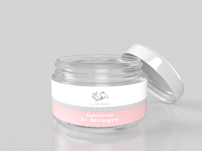 Exfoliante Label Design Design beauty product branding cream design dribbble label label packaging labeldesign package design packaging design