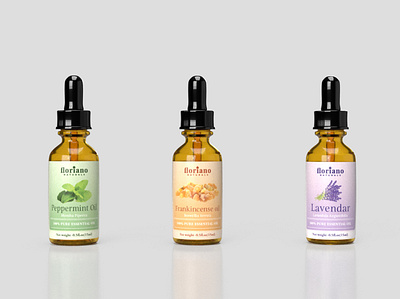 Essential Oil Label Design branding design dribbble essential oil label label packaging labeldesign oil package design packaging design short shorts