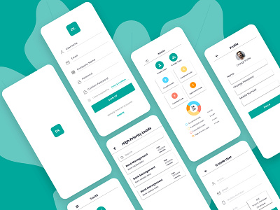 lead manager adobexd design flutter development ui uiux designer