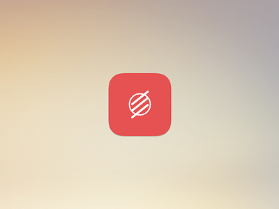 eSnag App Icon - Red app icon red white