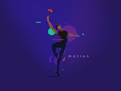 Illustration Series Motion colors dance illustration motion people vibrant
