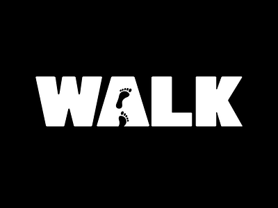 walk logo by Luiza Grigorova | Dribbble