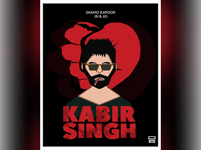 Illustration of Shahid Kapoor illustration poster art design