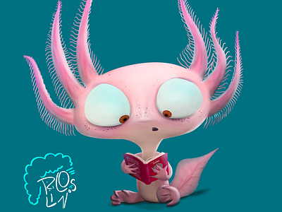 Axolotl reader of luck