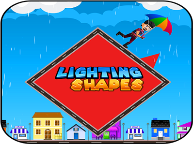 Lighting Shapes 2d android arcade braingame city color desert diamonds game grassy hilly journey lighting shapes smooth snow splendid