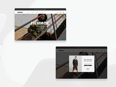 HENNCE WEBSITE DESIGN