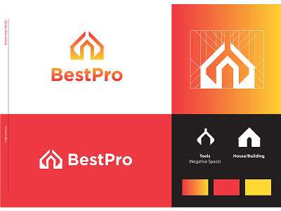 BestPro Logo Concept brand branding design flat graphic design icon identity logo minimal typography