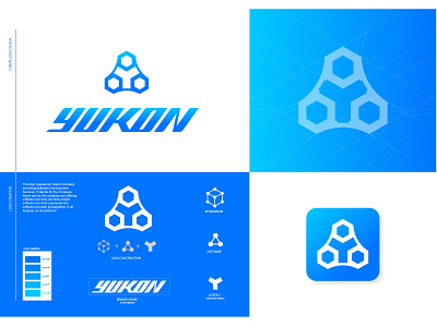 Yukon Logo Concept Option 1 brand branding design flat graphic design icon identity logo marksizm minimal symbol icon typography