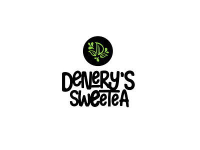 DENERY S SWEETEA LOGO DESIGN BRAND brand branding branding design brandstrategy design flat graphic design icon identity illustration art illustrations illustrator logo milktealogo minimal symbol icon symbols typography