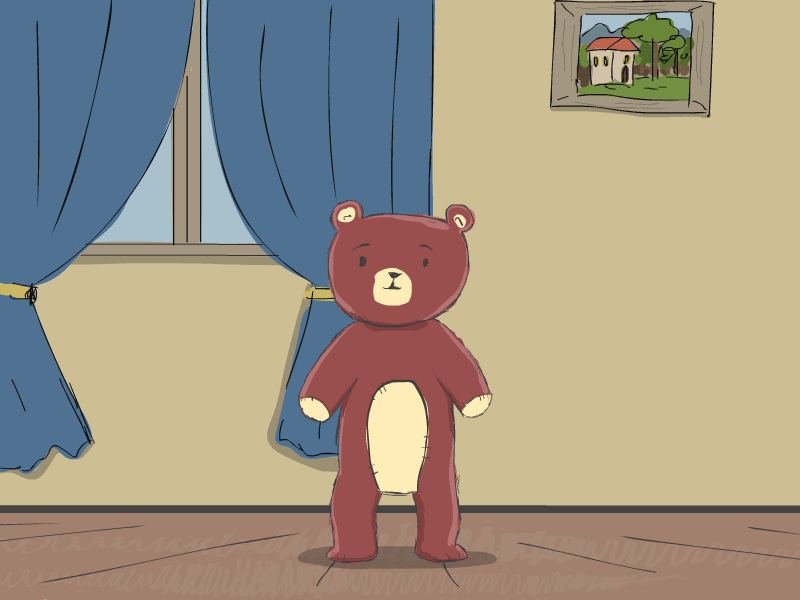 Tutabear adobe animate animation 2d bear charachter frame by frame animation glad jump jumping kids toy