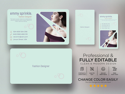 Fashion Designer Card marketing