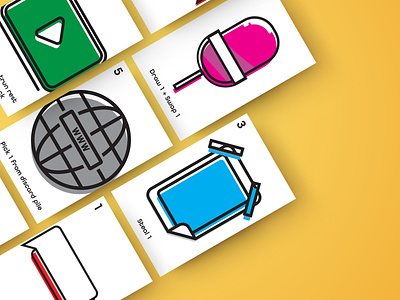 Marketing Cardgame Prototype card game design game icon vector