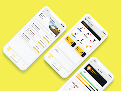 Customer Heavy Equipment Monitoring App app app design brand branding design ui ux