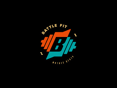 Battle Fit b battle branding design fitness gym logo