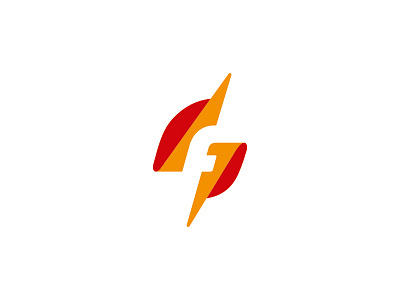 Giga Fit branding design energy f fitness g gym lighting logo