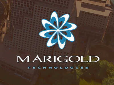 Marigold Technology best logo shapes branding logo design marigolddirect marigoldtech